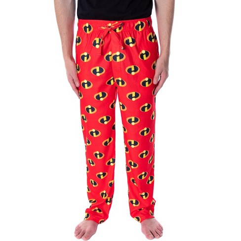 Disney Men's The Incredibles Original Logo Loungewear Sleep Pajama ...