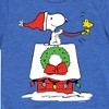 Boys' - Peanuts - Snoopy & Woodstock House Sleigh Short Sleeve Graphic T-Shirt - 2 of 4