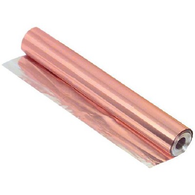 St Louis Crafts 36 Gauge Copper Metal Foil Roll, 12 Inches x 25 Feet