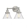 Millennium Lighting Eyden 2 - Light Vanity in  Brushed Nickel - 3 of 3