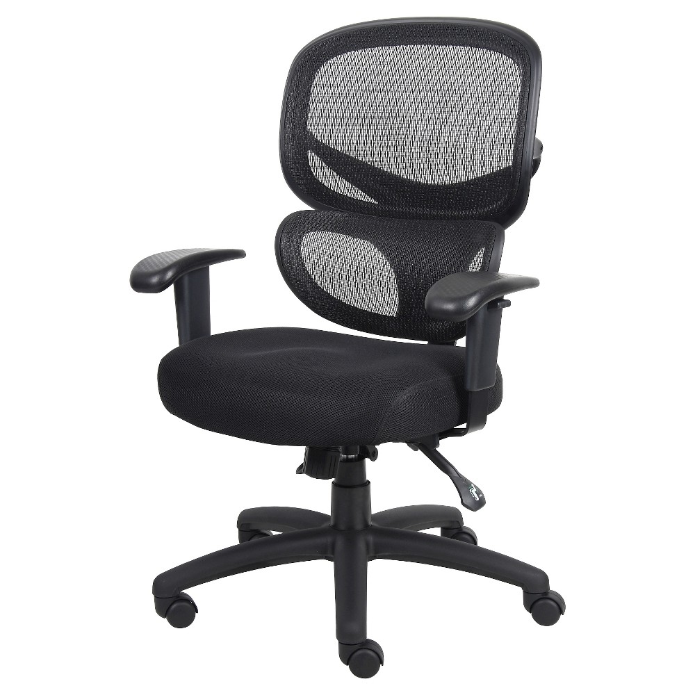 Photos - Computer Chair BOSS Multi-Function Mesh Task Chair Black -  Office Products 