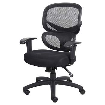 Multi-Function Mesh Task Chair Black - Boss Office Products