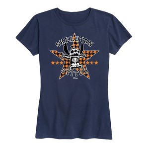 Women's - Lilo and Stitch - Skeleton Stitch Short Sleeve Graphic T-Shirt - 1 of 4