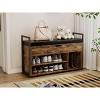 Bella Depot 39"Shoe Storage Bench with Cushion, Entryway Bench with Lift Top Storage Box - 2 of 4