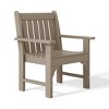 WestinTrends Outdoor Patio HDPE Adirondack Dining Arm Chair - 4 of 4