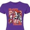 Women's - Marvel - Black Widow Grid Fitted Graphic T-Shirt - 2 of 2