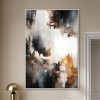 Art Remedy Abstract Waterfall Brown Earthy Abstract Wall Art Framed - 2 of 4