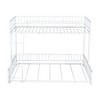 NicBex Modern Metal Frame Twin/Full XL over Queen Floor Bunk Bed with Ladder & Guardrails,Simple Bed Frame for Bedroom,Kids Room - 4 of 4