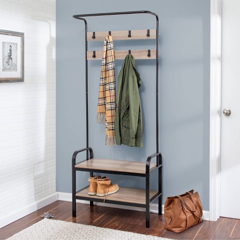 Honey-Can-Do Entry Rack & Bench