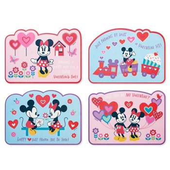 20ct Mickey and Minnie Blank Valentine's Day Exchange Cards and Stickers - PAPYRUS