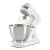 Geek Chef GSM45W 12 Speed Kitchen Countertop Stand Mixers with Stainless Steel 4.8 Qt Bowl, Beater Paddle, Dough Hook, and Whisk, White (2 Pack) - image 4 of 4