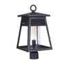 Craftmade Lighting Becca 1 - Light Post Light in  Textured Black - 2 of 4