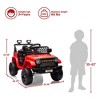 12V Ride On Car for Kids Electric Vehicle Toddles Battery Powered Truck Car Toy with Remote Control - 2 of 4