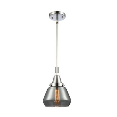 Fulton - 1 Light Stem Hung Mini Pendant In Industrial Style-10.13 Inches Tall and 7 Inches Wide