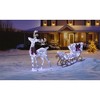 NOMA Pre Lit White LED Outdoor Holiday Lawn Decoration Set - 4 of 4