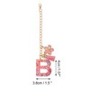Unique Bargains Flower Letter Water Cup Pendant 1 Pc - 2 of 4