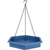 Nature's Way Bird Products Combo Cafe 2 in 1 Recycled Bird Bath and Tray Bird Feeder 2" Blue - 3 of 3