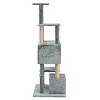 Two by Two Decatur - Gray Scratching Post Cat Furniture - 67 in. Tall - 3 of 4