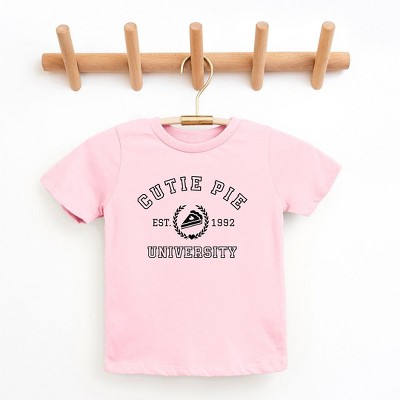 The Juniper Shop Cutie Pie University Toddler Short Sleeve Tee