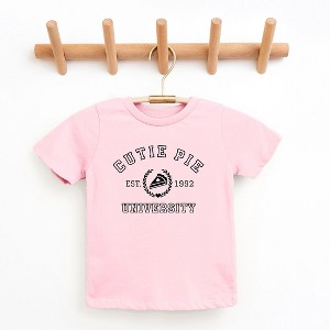 The Juniper Shop Cutie Pie University Toddler Short Sleeve Tee - 1 of 3