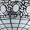 Amora Lighting Tiffany Style White 2-light Ceiling Fixture 16" High - 2 of 3