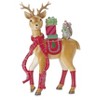 Winter Deer & Squirrel Figurine – 10"H Whimsical Polyresin Christmas Decor By Melrose - 2 of 3
