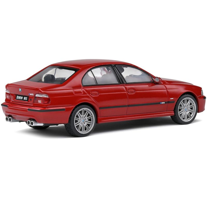 2003 BMW E39 M5 Imola Red 1/43 Diecast Model Car by Solido, 3 of 6