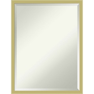 Amanti Art Incline Beveled Wood Framed Bathroom Vanity Wall Mirror - 1 of 4