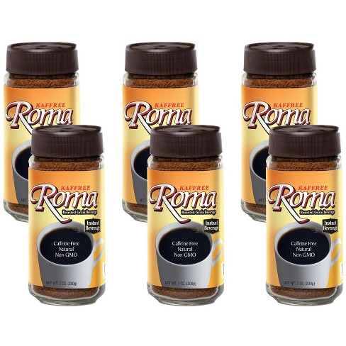 Kaffree Roma Instant Roasted Grain Beverage Caffeine Free - Case Of 6/7 ...