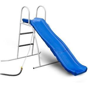 XDP Recreation 6 Foot Water Wave Slide with Built In Adjustable Sprinkler, Freestanding with Ground Pad and Hose Extension for Lawn Fun, Ages 3 to 8 - 1 of 4