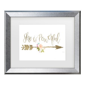 Trademark Fine Art - Jenaya Jackson Girl Power VII Matted Framed Art - 1 of 4
