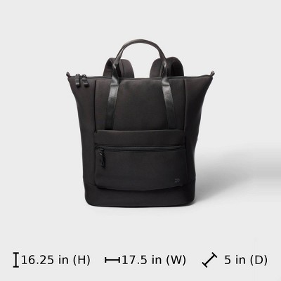 Рюкзаки All In Motion Faux Neoprene Tote Backpack - All in Motion™ Black: Water-Resistant Softside Knit — фото 5