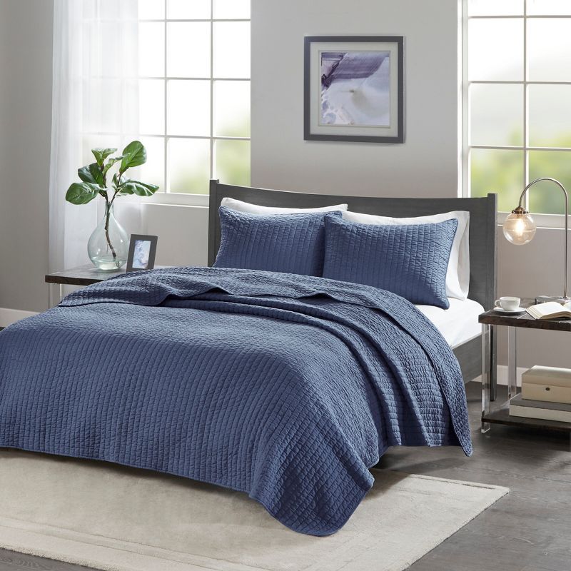 Madison Park Mitchell Reversible Coverlet Set, 3 of 16