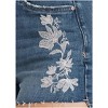 VENUS Womens Step Hem Embroidered Short - 4 of 4