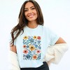 Simply Sage Market Watercolor Daisy Garden Garment Dyed Tee - 2 of 4