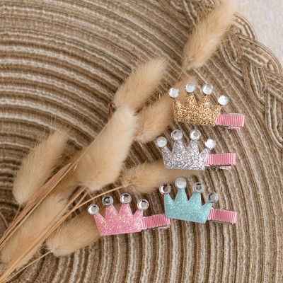 Summer Crystal - Glitter Mini Hair Clips ' Assorted Colors Random Selection - 16 Pack - image 3