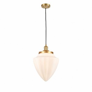 Bullet - 1 Light Cord Hung Mini Pendant In Traditional Style-16.5 Inches Tall and 12 Inches Wide - 1 of 1
