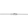 Black Bow Jewelry 1.15mm 14k White Gold Diamond Cut Oval Open Cable Necklace Chain - 4 of 4