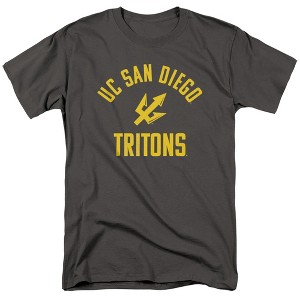 University of California San Diego Official One Color UCSD Tritons Logo Unisex Adult T-Shirt - 1 of 4