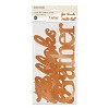 Beistle Foil Fall Thanksgiving Streamer Set, 8" x 2', (2/Pkg) Multicolored - 3 of 4