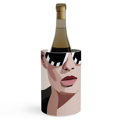 Nadja The Face of Fashion 7 Wine Chiller - Deny Designs