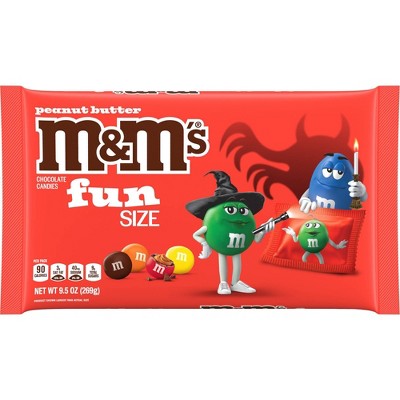 M&M's Halloween Peanut Butter Fun Size - 9.5oz