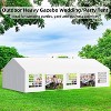 Outdoor Gazebo Tent for Events , Removable Sidewalls, 3 Storage Bags, Waterproof, Easy Setup, Ideal for Backyard Parties, Weddings - 2 of 4