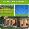 Decorative Garden Fence,10 Panels No Dig Decorative Fence with Gate for Outdoor,Yard, Patio, Animal Barrier Rustproof Metal Wire Panel,Dog Fence - 4 of 4