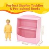 Jojoka Kids Bookshelf,Book Storage Organizer,2-Tier Kids Bookcase with Open Compartments - 2 of 4