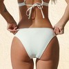 Women's Elegant Embroidered White Bikini Bottoms - Cupshe - 4 of 4