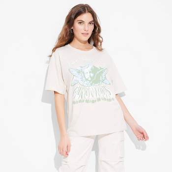 Women's Music City Short Sleeve Graphic T-shirt - Beige Xxl : Target