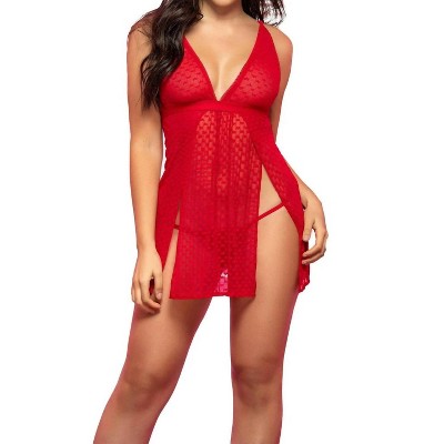 Women's Mini Hearted Babydoll - Mapale