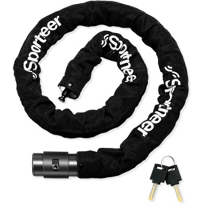 Sportneer Bike Lock: 8mm Thick High Security Anti Theft Bike Chain Lock