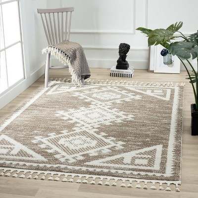 Luxe Weavers South Western Fringe Area Rug